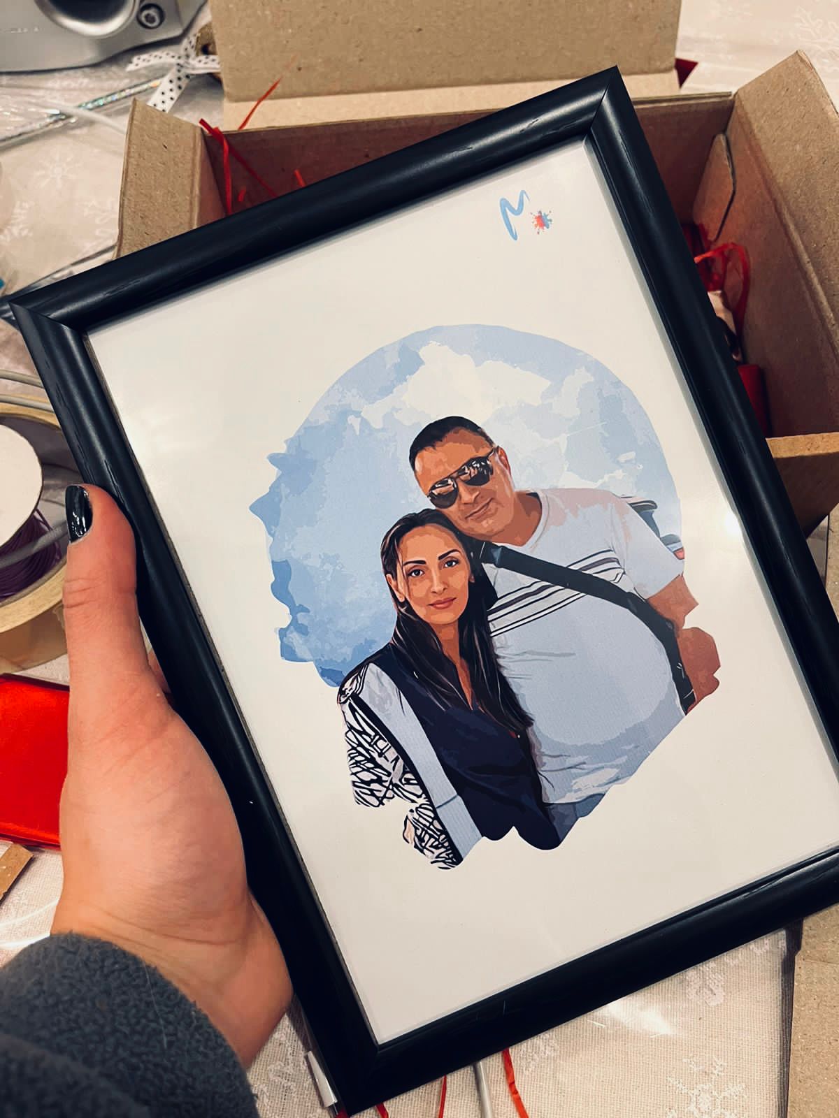 Custom Illustrated Frames