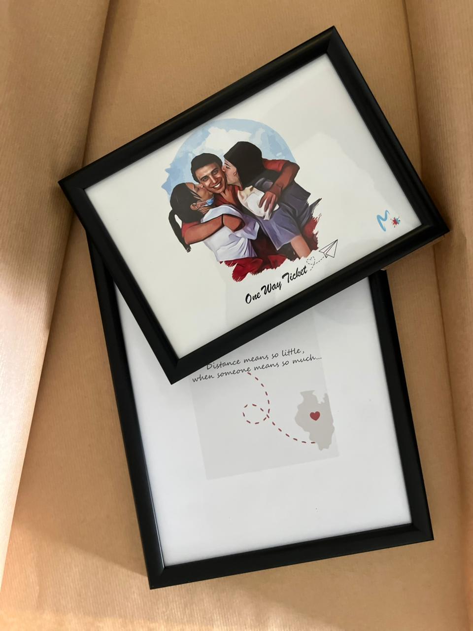 Custom Illustrated Frames